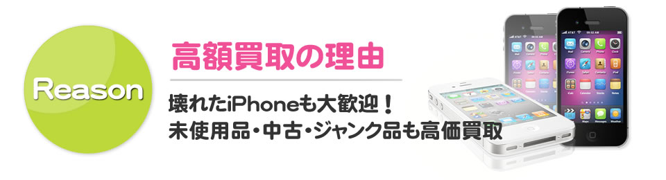 高額買取の理由